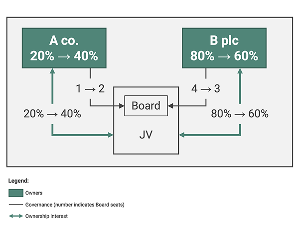 Model 3: Variable Ownership JV Based on Contribution Performance